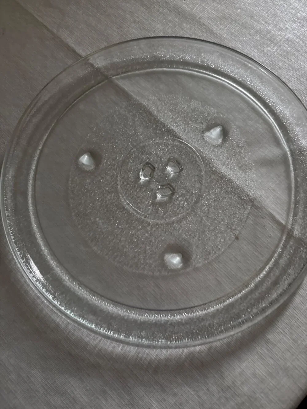 Clear Glass Microwave Turntable Plate Replacement 12.5